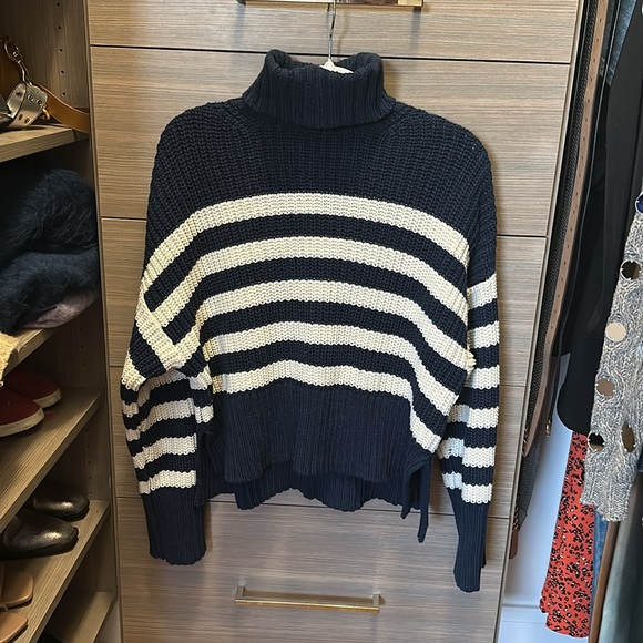 Madewell wide rib turtleneck sweater - Picture 8 of 9
